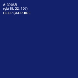 #13206B - Deep Sapphire Color Image